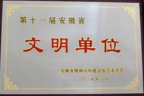 第十一届安徽省文明单位